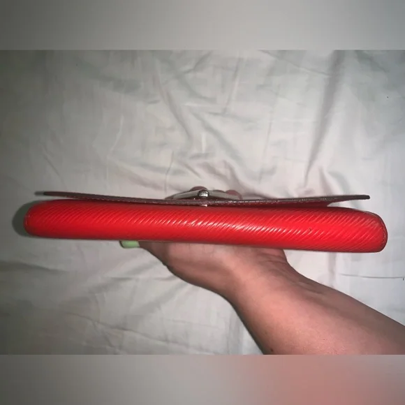 Authentic Red Louis Vuitton Epi Twist Wallet - Picture 8 of 9